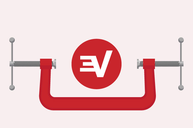 โลโก้ ExpressVPN ในตำแหน่งรองที่แข็งแรงเพื่อเป็นสัญลักษณ์ความปลอดภัยที่แข็งแกร่งของเรา พวกเราแข็งแกร่งเหมือนหมี