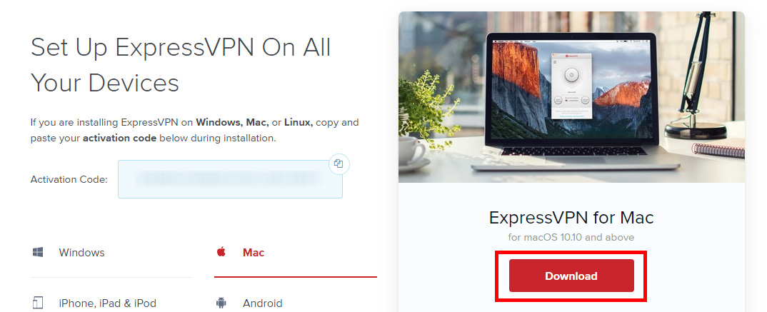 Dapatkan aplikasi ExpressVPN untuk Mac terbaru