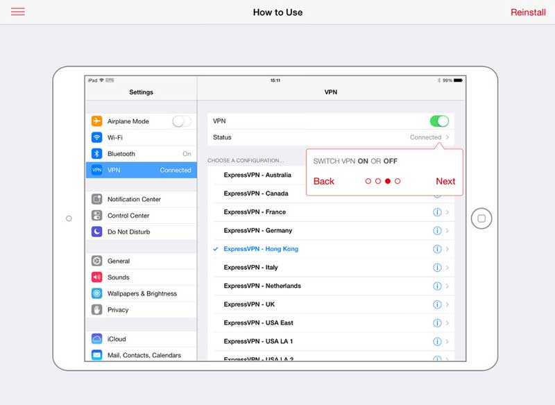 برنامه iOS ExpressVPN iOS: آخرین به روزرسانی ها و به روزرسانی های نرم افزار (7.0)