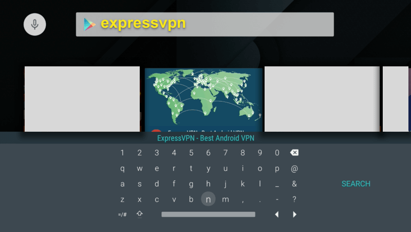 Ieškokite „ExpressVPN“ programos.