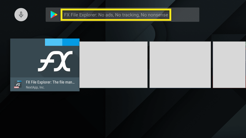 برای FX File Explorer جستجو کنید.