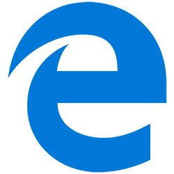 Логотип Microsoft Edge.