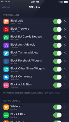 Aplikasi keselamatan 1blocker