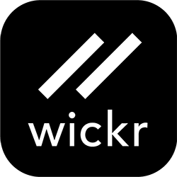 Logo spoločnosti Wickr.